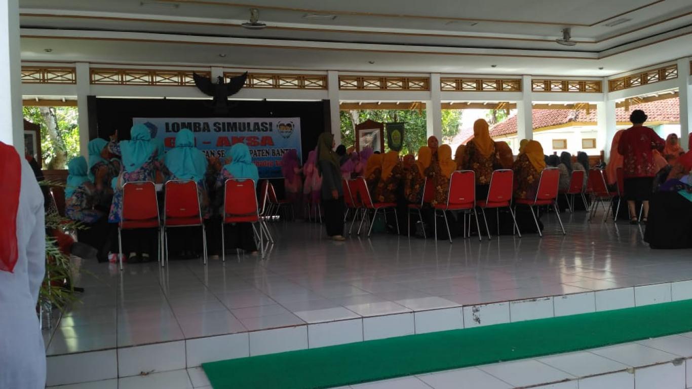 PERSIAPAN IBU-IBU PKK UNTUK LOMBA GN-AKSA DI KABUPATEN BANTUL